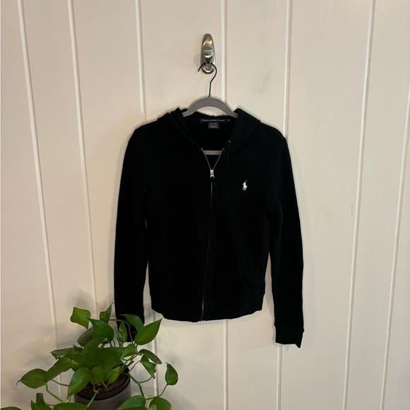 Ralph Lauren Sport Polo Zipper Hoodie Black - Picture 2 of 12